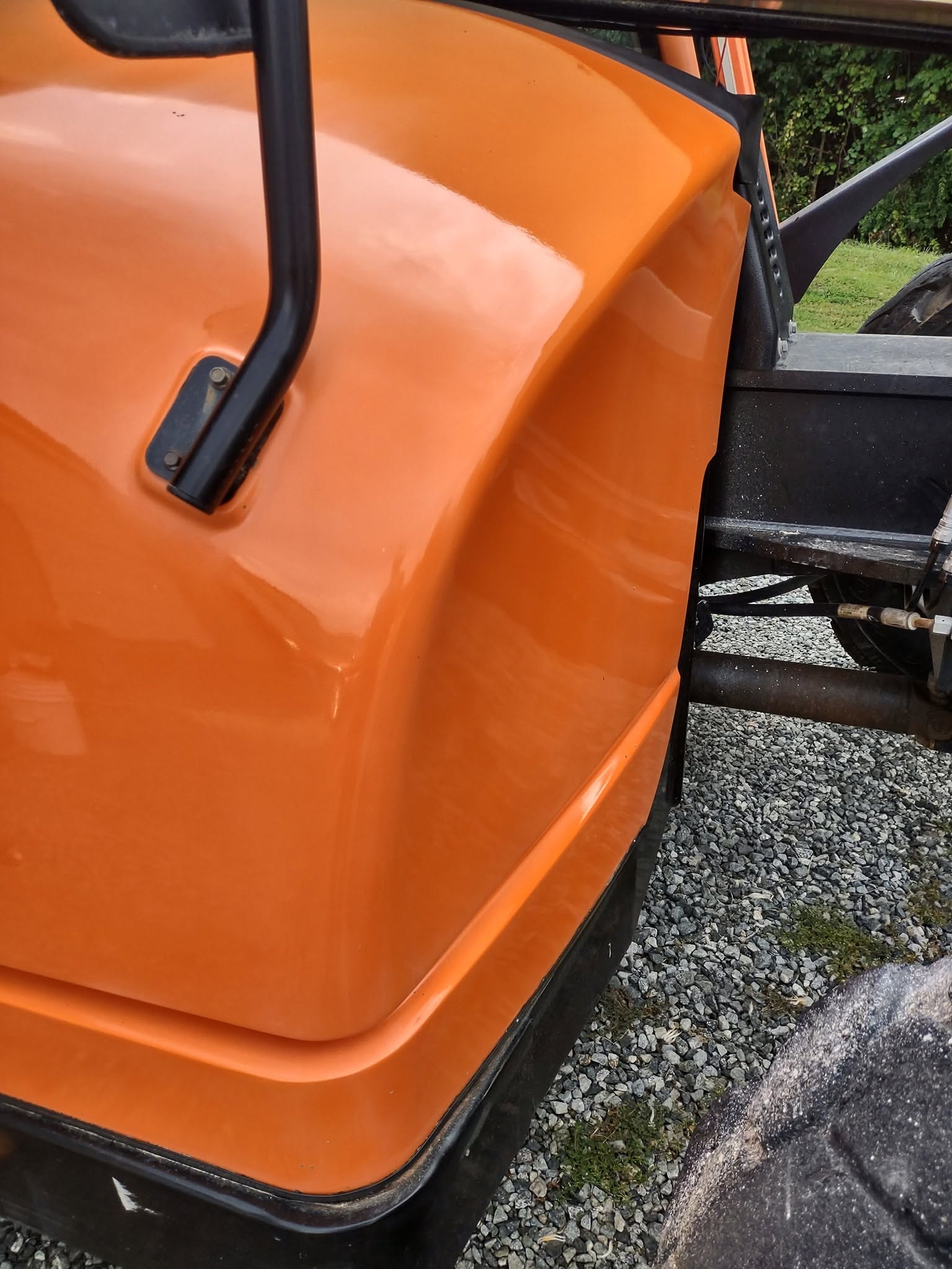 JLG G6-42A Telehandler — Cab Door After Detail