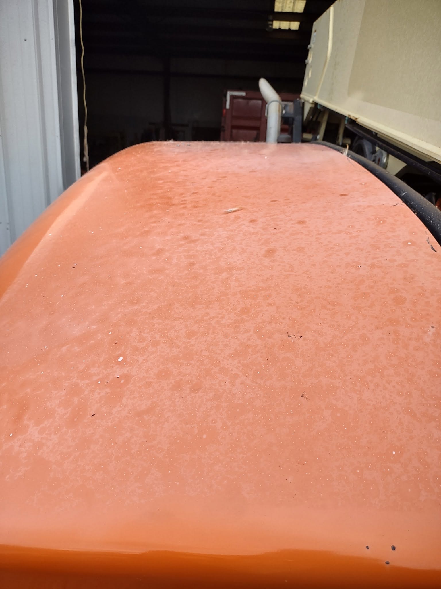 JLG G6-42A Telehandler — Cab Roof Before Detail