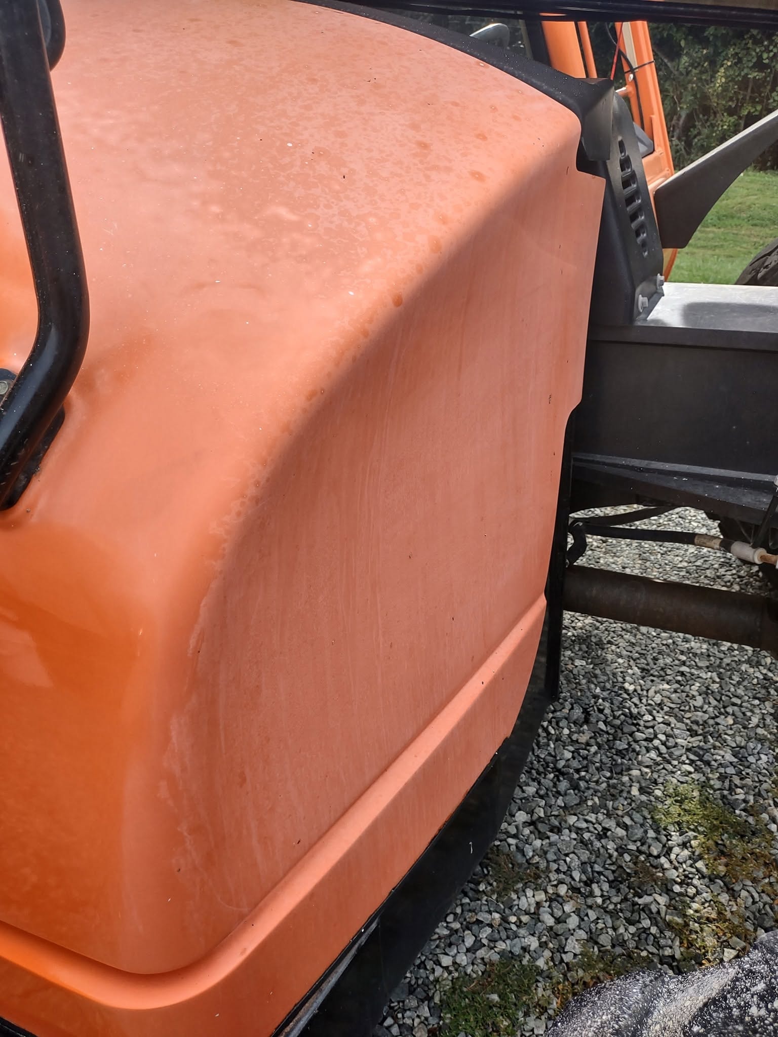 JLG G6-42A Telehandler — Cab Door Before Detail