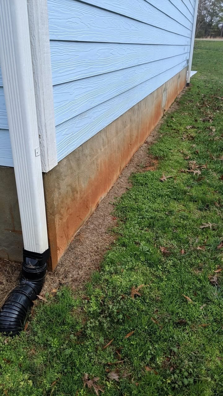 House Foundation — Before Cleaning