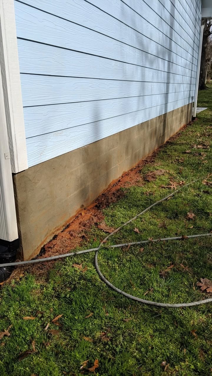House Foundation — Before Cleaning