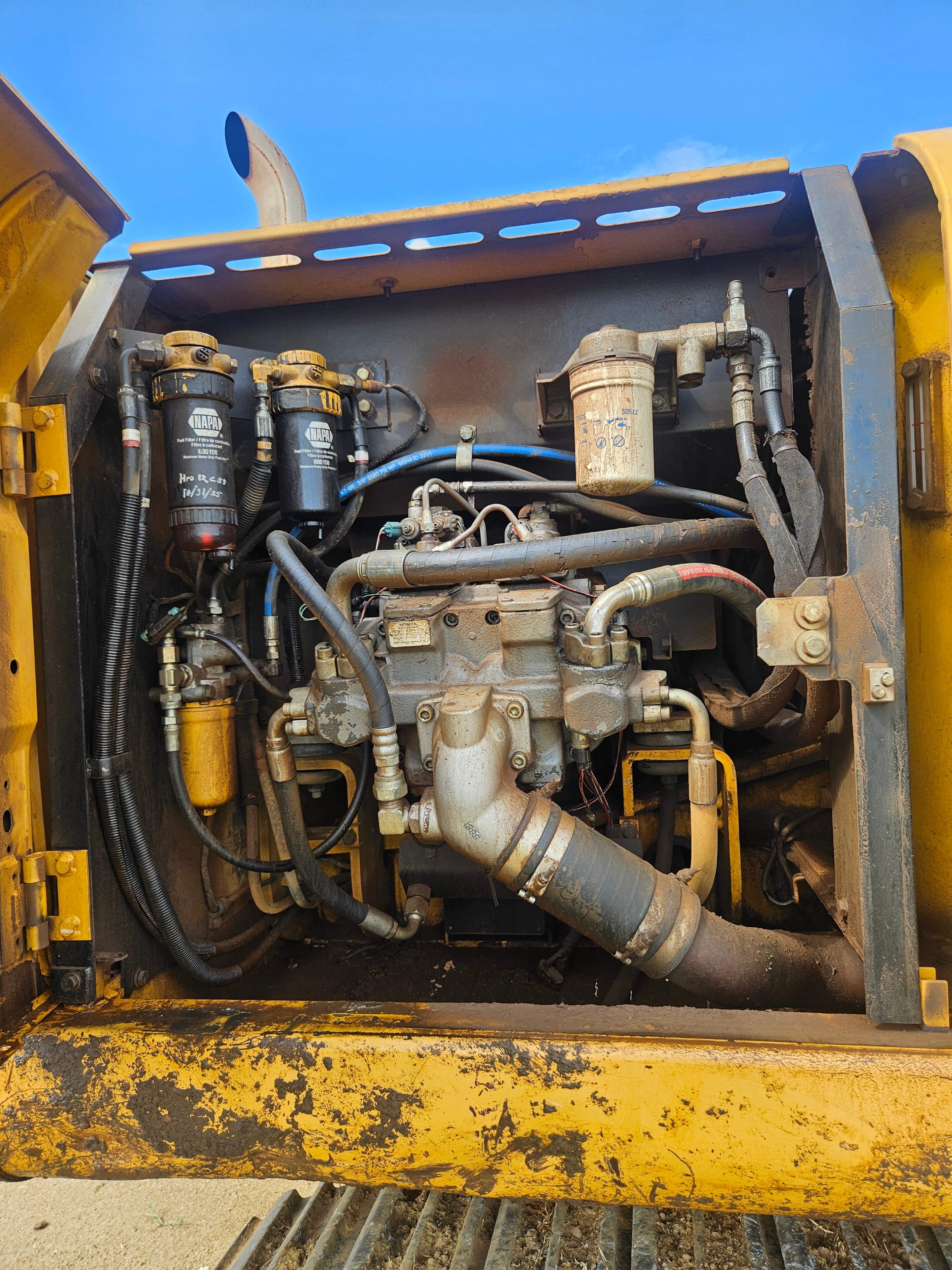 Heavy Equipment Engine — Before Detail