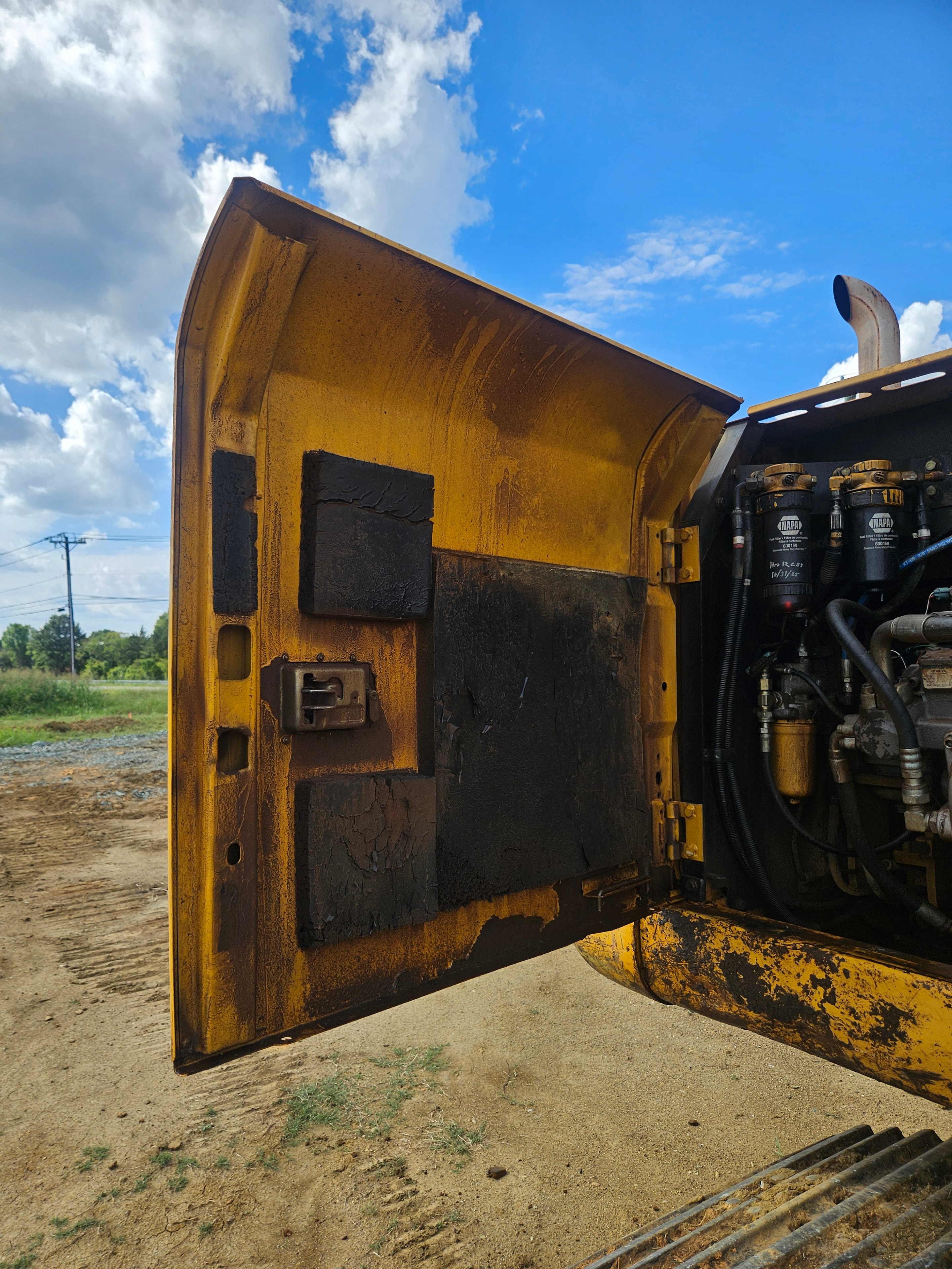 Heavy Equipment Cab — Before Detail