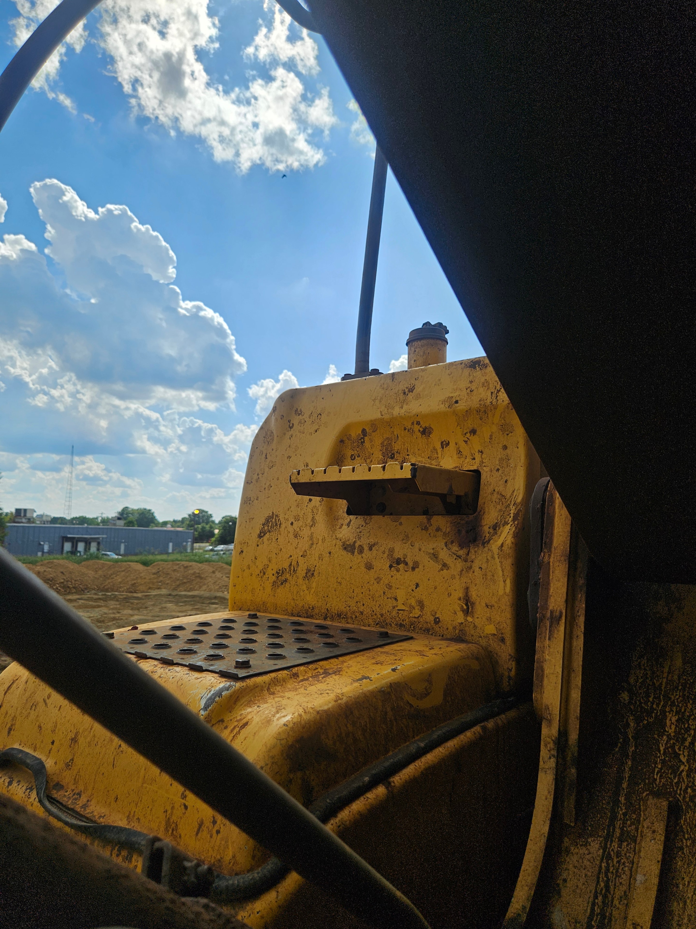 Construction Equipment Cab — Before Detail