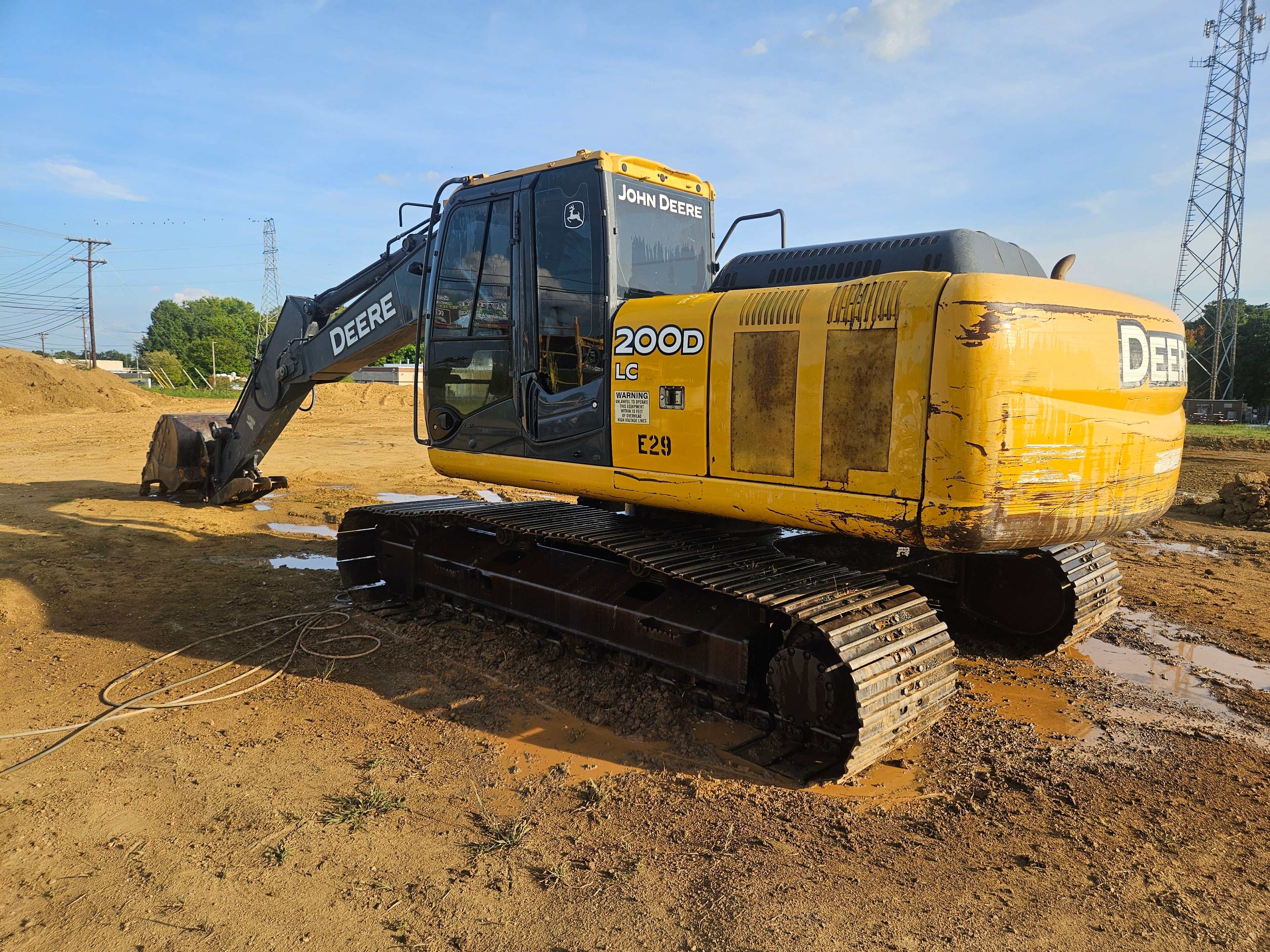 John Deere Excavator — Before Detail