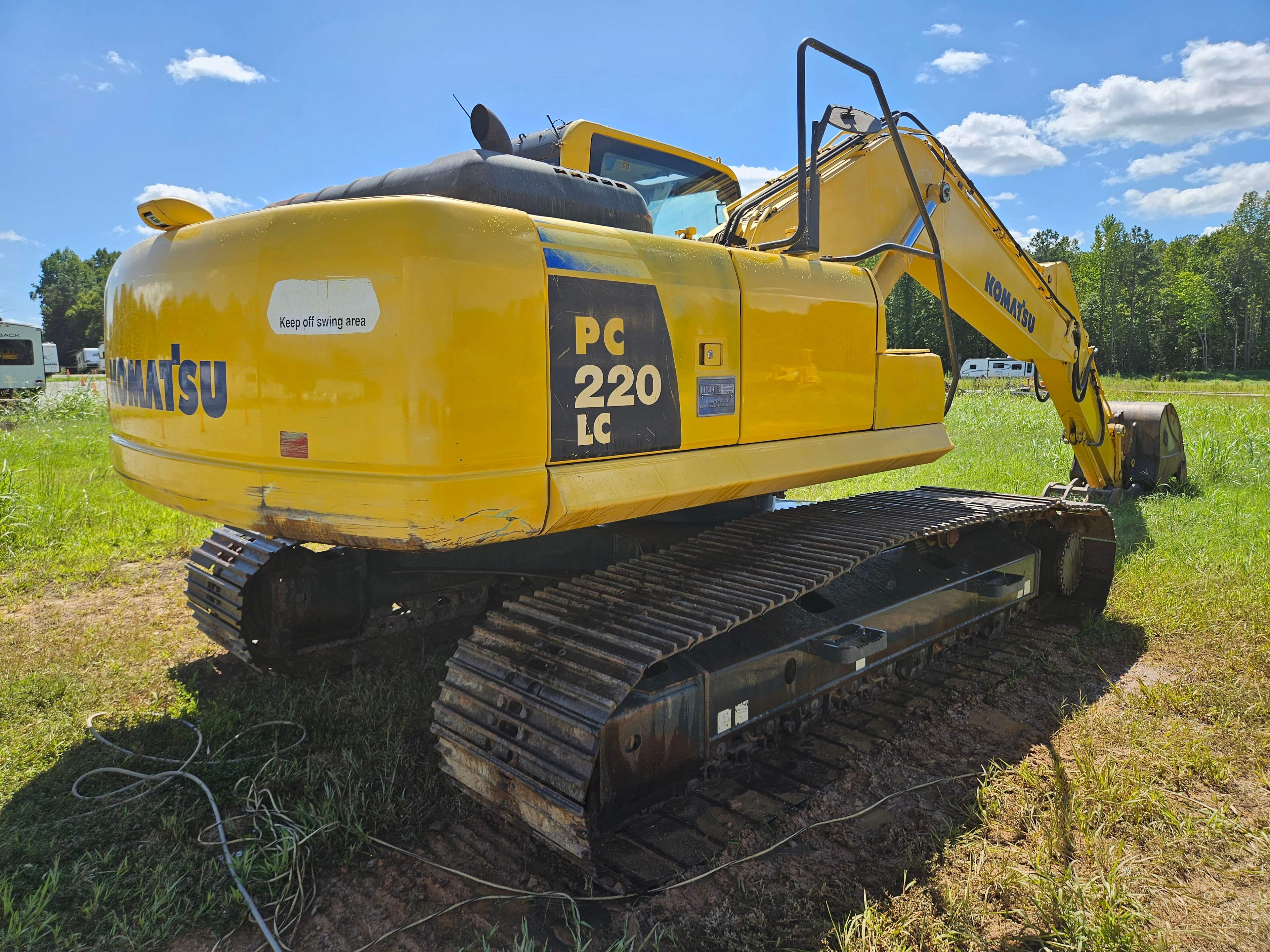 Komatsu Excavator — After Detail