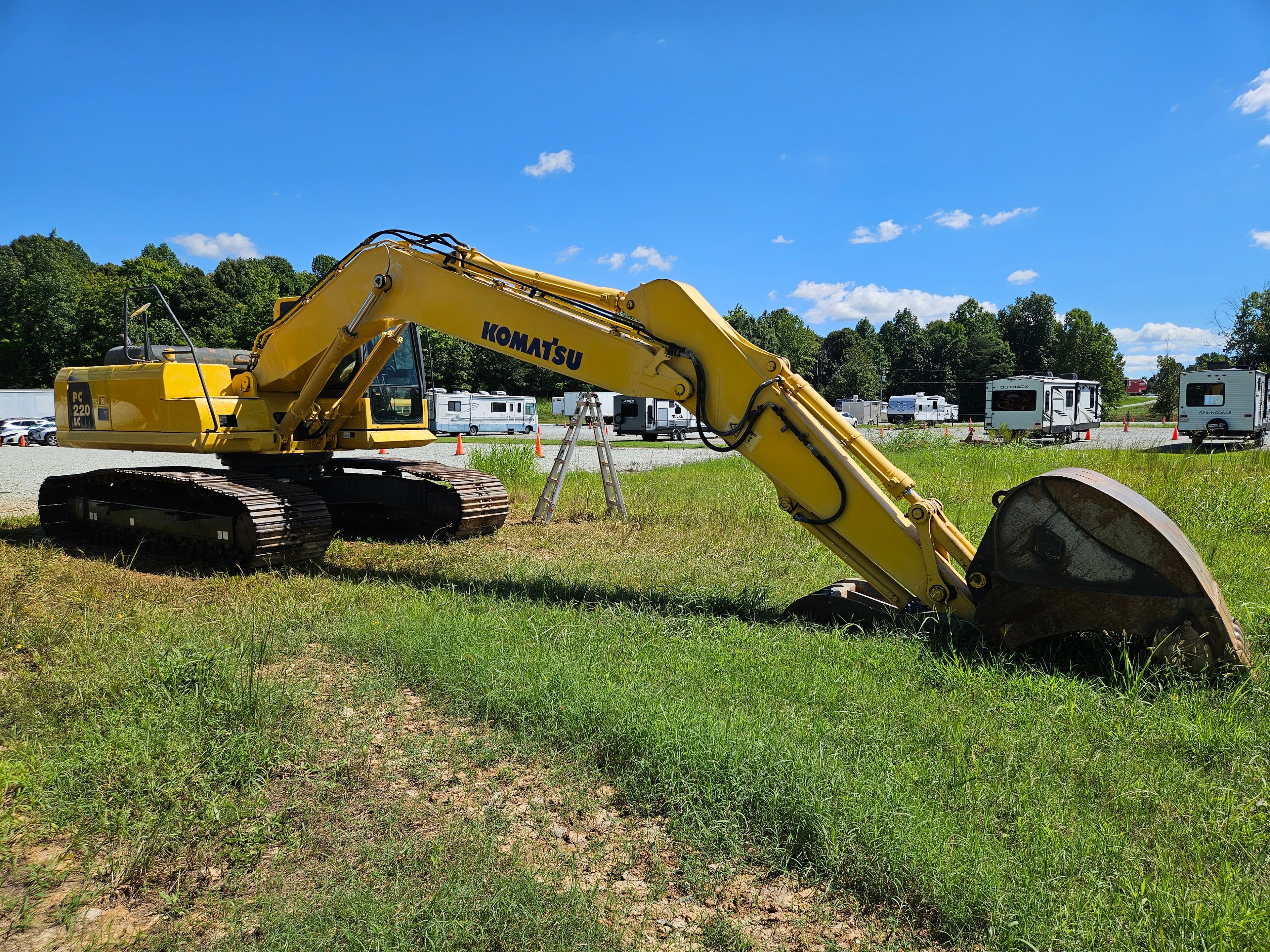 Komatsu Excavator — After Detail