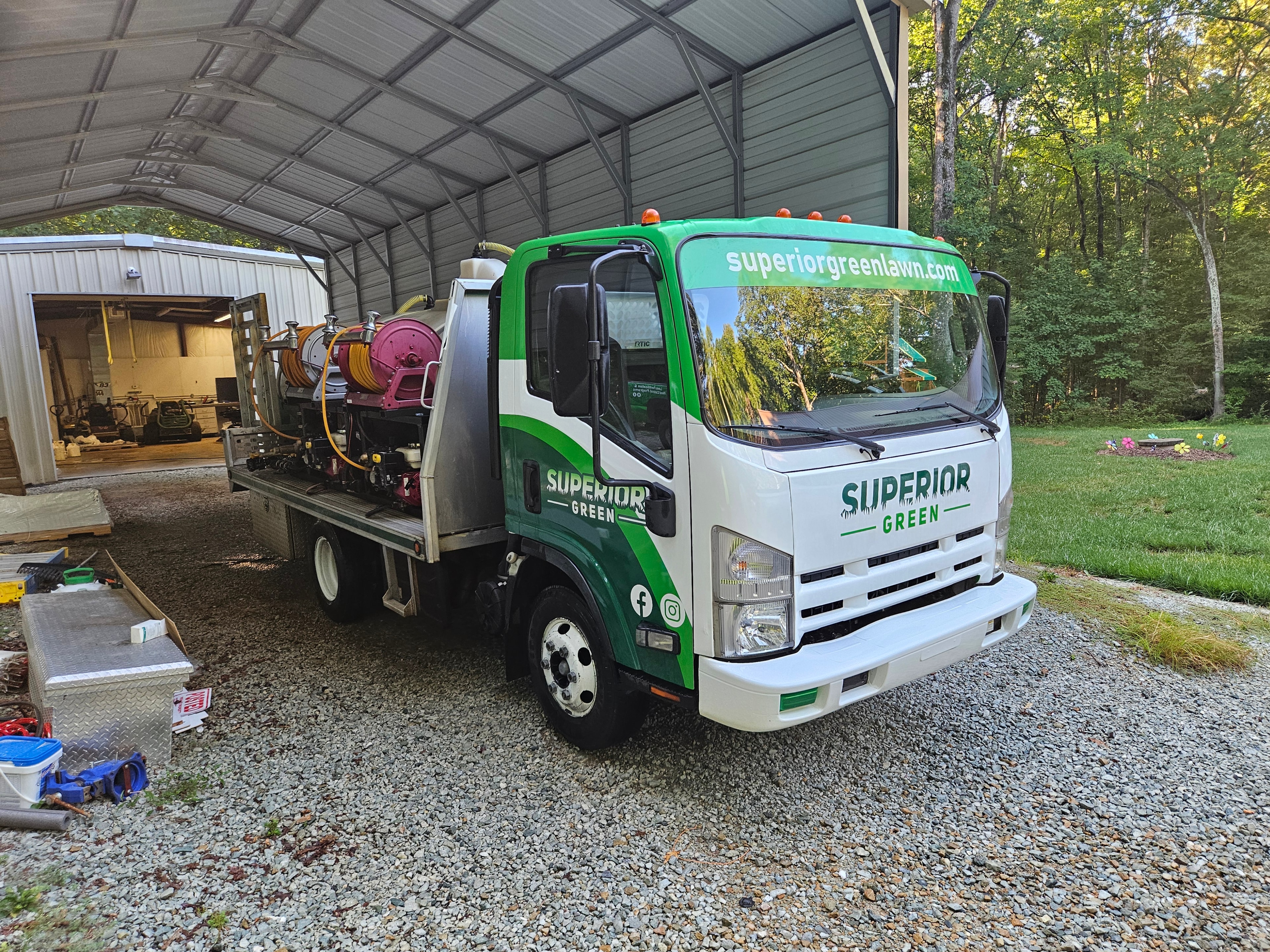Superior Green Fleet Truck — After Detail