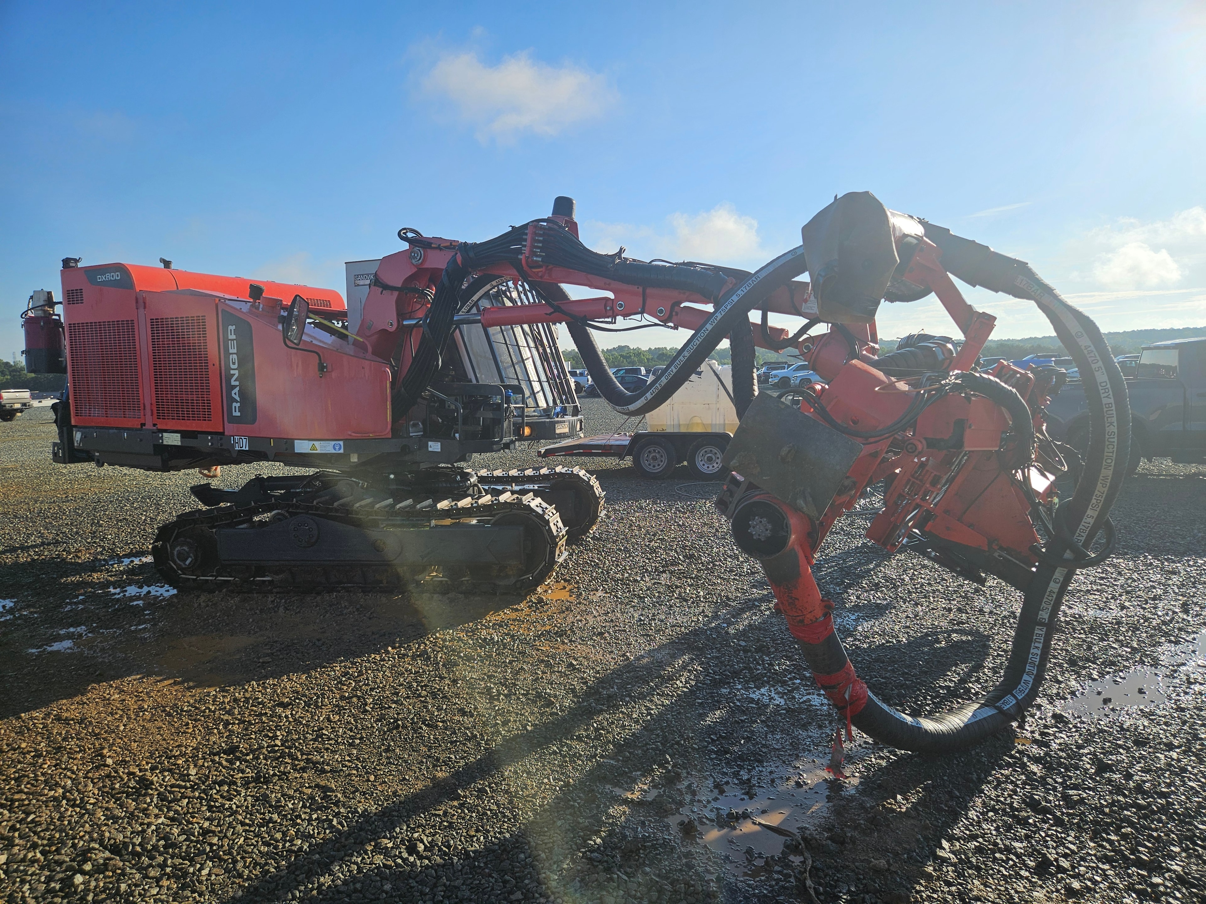 Tracked Vacuum Excavator — After Detail