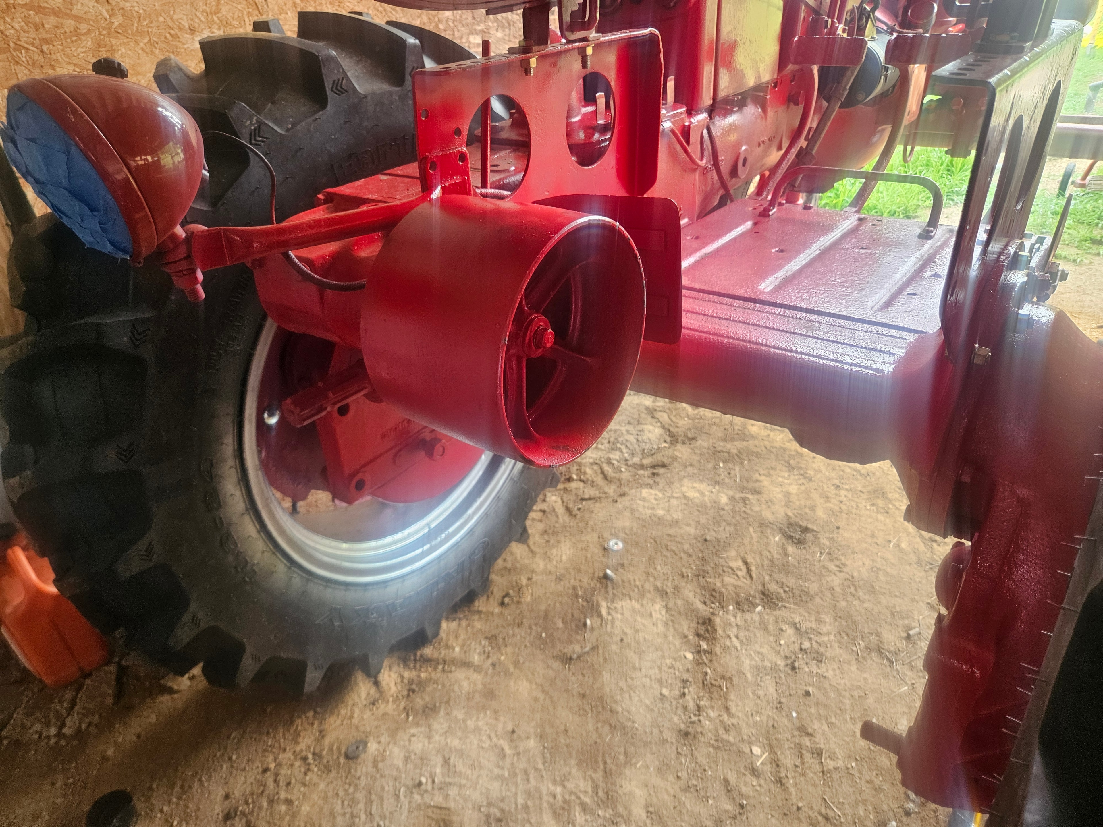 Farmall Super A — Hood After Paint & Clear Coat
