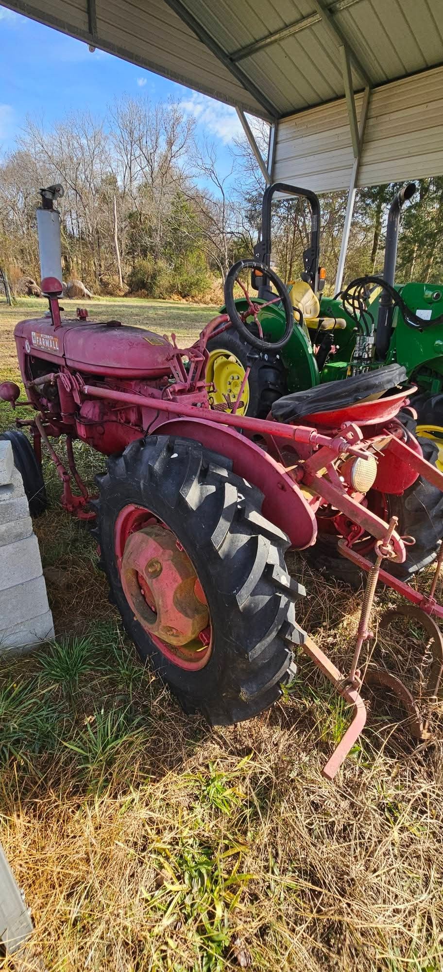 Farmall Super A — Grille Before Body Work
