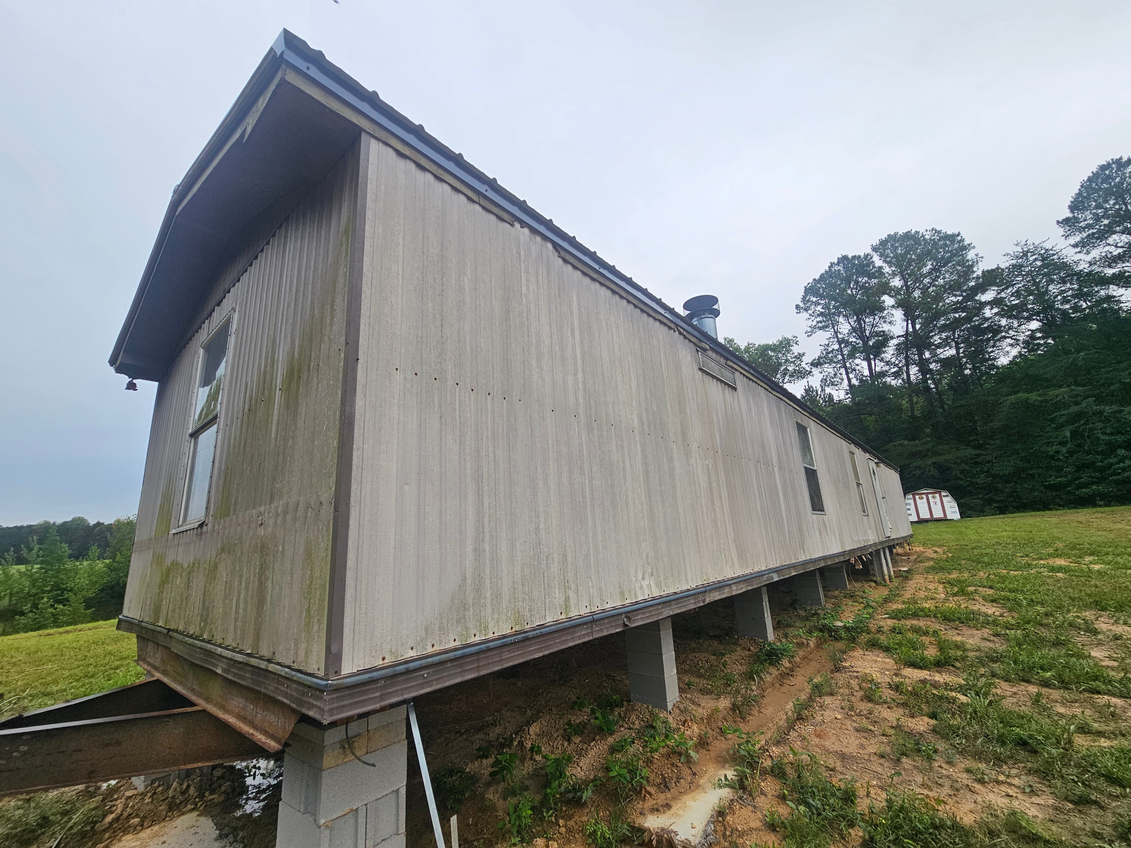 Houseboat — Before Exterior Cleaning