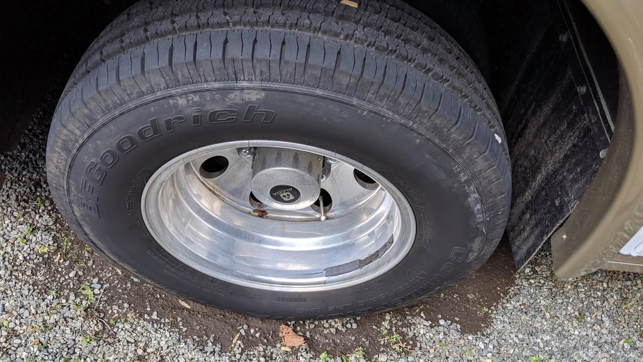 Wheel before metal polishing